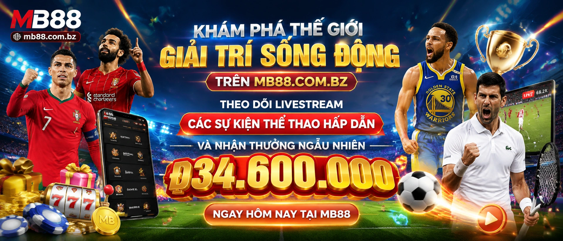 MB88 khu giao diện và banner