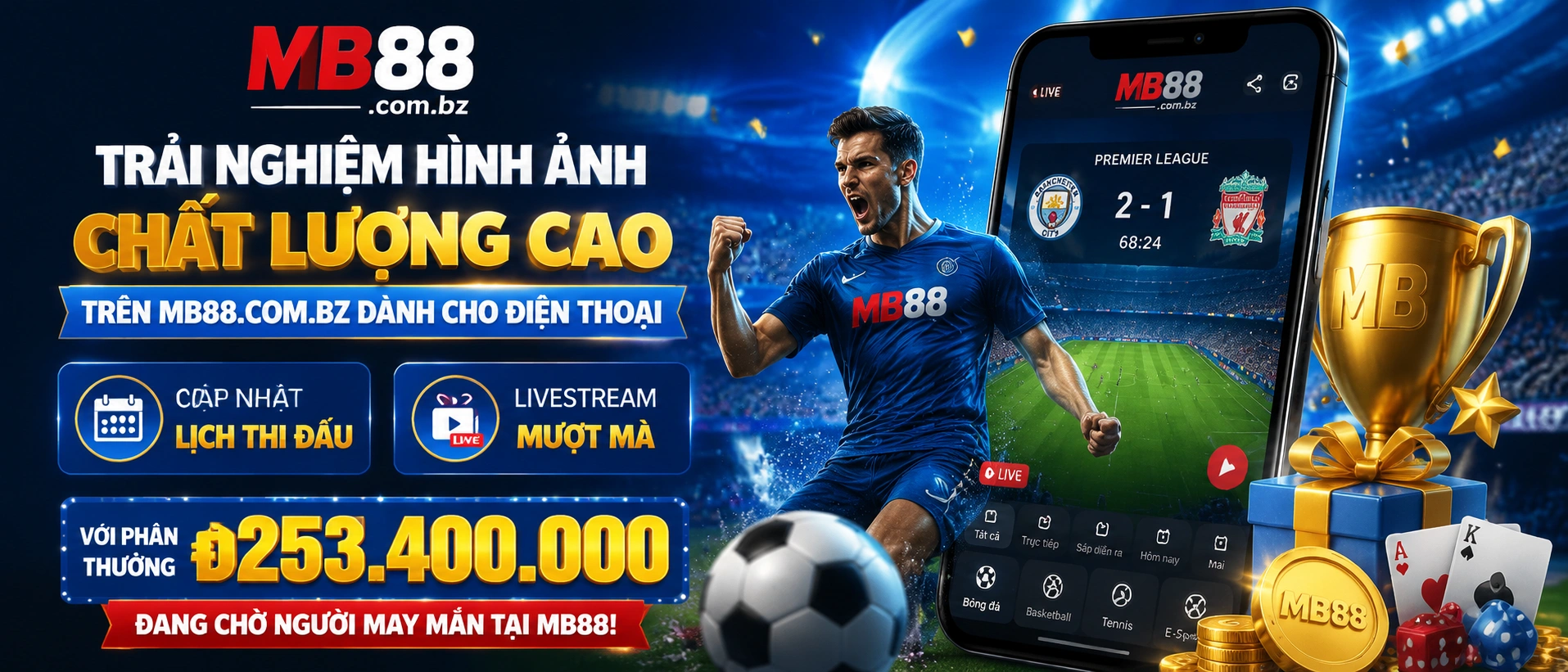 MB88 bố cục danh mục trò chơi