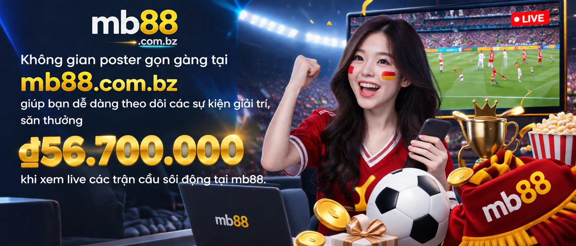 MB88 khu ưu đãi và lối vào hoạt động
